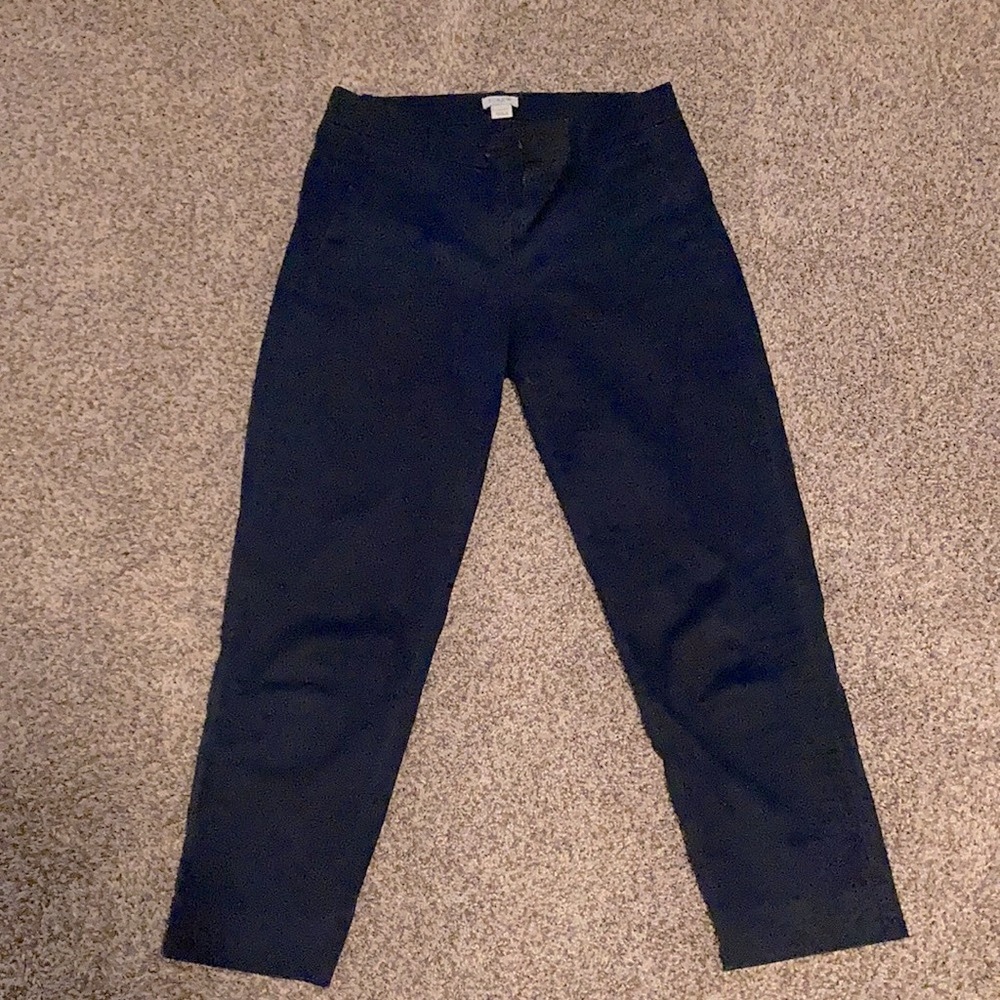 Navy blue women’s dress ankle pant